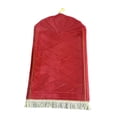 thumbnail image 4 of GROWTH TANK Portable Prayer Rug Blanket 65Cmx110cm Foldable Prayer Mat for Wedding Hajj Home Red, 4 of 9