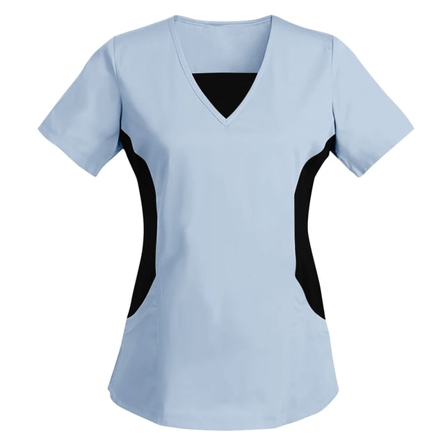 Personalized Customizable Embroidered Women's Scrub Top