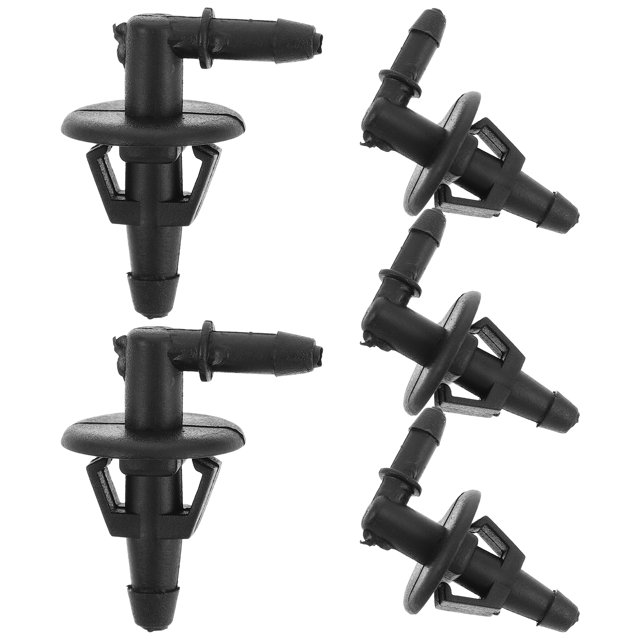 5pcs Windshield Washer Hose Connector Compatible With Dodge Sprinter 2500 3500 Universal Car Wiper Nozzle Replacement Kit Adjustable Hose Nozzle Automotive Hose Part