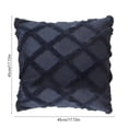 thumbnail image 3 of TACILIP Home Decor, Scandinavia-Style Fluff Long Striped Pillowcase Geometric Winter Cushion Cover Sofa Backrest Cover, 3 of 6