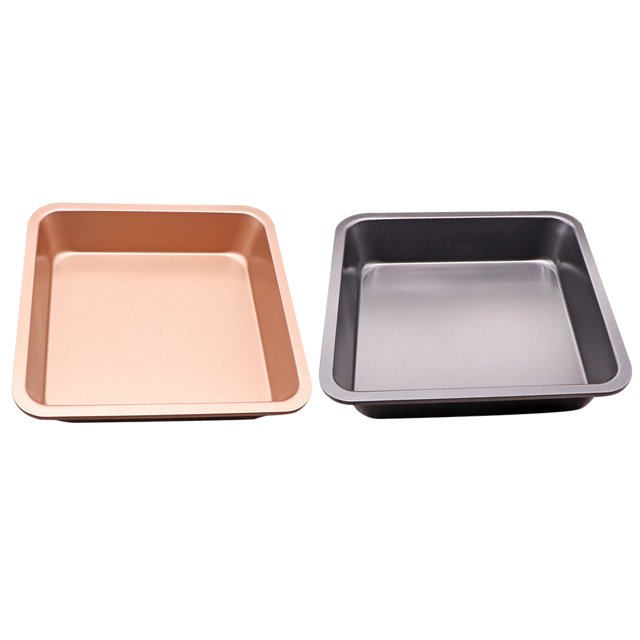 Miangastore Multi-purpose Baking Kit Square Tray Non-stick 2Pcs 9.3x9.3in