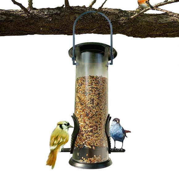 TIMIFIS Bird Feeders Wild Bird Feeder Outdoor Hanging Windproof Ball Type Bird Feeder Bird Food Bowl - Summer