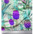 thumbnail image 1 of Soimoi Rayon Fabric Leaves & Pine Fruits Print Fabric by Yard 56 Inch Wide, 1 of 3