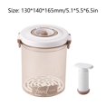 thumbnail image 2 of Vacuum Seal Containers Food Storage Box Plastic Silicone Anti-Drop And Wear-Resistan With Manual Pump Transparent Boxes, 2 of 13