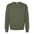 thumbnail image 1 of Bella Canvas Men`s Drop Shoulder Fleece, XS, Military Green, 1 of 6