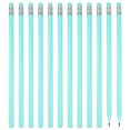 thumbnail image 1 of Uxcell Round Pencils, 12Pcs Triangle HB Graphite Pencil with Eraser, Light Green, 1 of 6