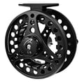 thumbnail image 1 of Graflsoa Moulinet de Pêche à la Mouche en Alliage d'Aluminium FR01 - Noir, Taille 3/4, Rapport de Transmission 1:1, Roulements BB 2+1, 1 of 6