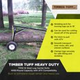 thumbnail image 2 of Timber Tuff Chariot Porte-Bûches en Acier, Capacité de 1000 Livres, Compatible VTT, 2 of 5
