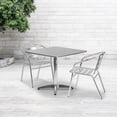 thumbnail image 2 of Pemberly Row Table Bistro Carrée Contemporaine en Aluminium et Acier de 31,5 Po, 2 of 4