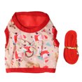 thumbnail image 3 of Pet Vest Leash Set, Father Christmas Pattern Colorfast Guinea Pig Vest Harness Comfortable  For Guinea Pigs For Chinchillas S,M,L, 3 of 8