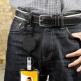thumbnail image 3 of New Badge Holder Carabiner Keychain Tactical ID Holder Retractable Reel Mountaineering Buckle Multiple Tools Accessories Circular, 3 of 6