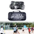 thumbnail image 4 of Lipstore Filet de Volleyball Portable Pliable Ensemble de Ballons de Plage pour Parc Plage Jardin, 4 of 8