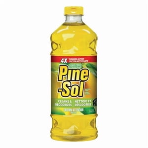 Pine-Sol® Multi-Surface Nettoyant, Lemon Fresh, formule sans éclat, nettoyant multi-surface et désodorisant, 1.4 L