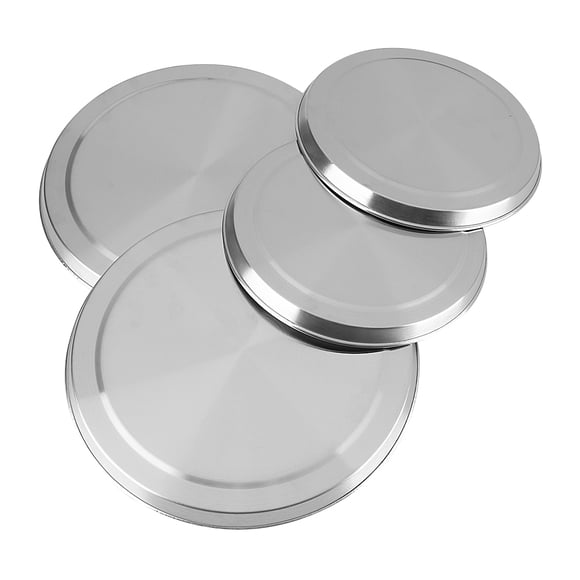 Cergrey Stove Top Cover, Stove Cover,4Pcs/Set Stainless Steel Kitchen Stove Top Burner Covers Cooker Protection