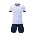 thumbnail image 2 of Diufon Ensembles Athlétiques Garçons Filles Manches Courtes Col Rond Hauts et Shorts Basketball Sport Course Tenues d'Été, 2 of 4