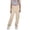Khaki, variant on YOUSNH Cargo Pants for Girls Cargo Jogger Pants Casual Girl's Elastic Waist Cargo Pants with Pockets Girls Pants Purple 9-10 Years