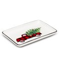 thumbnail image 1 of Lot de 2 Chariots à Buffles avec Plateau Rectangulaire en Arbre, 1 of 3