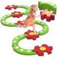 thumbnail image 1 of Qaba Kids Balance Beam Stepping Stones, 13 PCS Balance Bridge, Green, 1 of 10