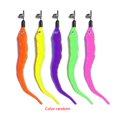 thumbnail image 3 of serony Pet Cat Dogs Toys Funny Interactive Plush Toy Caterpillar Feather Stick Wand Replacement Head, 3 of 6