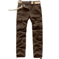 thumbnail image 1 of cllios Mens Cargo Pants Plus Size Multi Pockets Pants Work Military Trousers Running Jogger Cargo Pants, 1 of 4