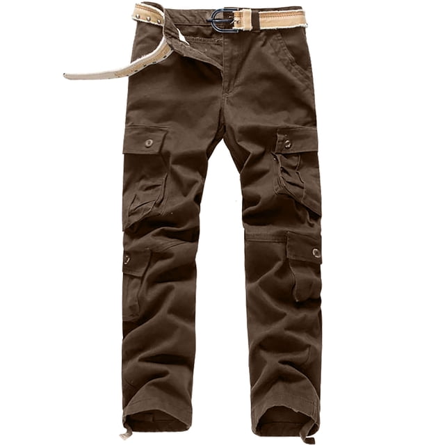 cllios Mens Cargo Pants Plus Size Multi Pockets Pants Work Military Trousers Running Jogger Cargo Pants