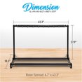 thumbnail image 4 of Pyle Portable Multi Instrument 9 Space Guitar Floor Stand Rack Holder, 4 of 8