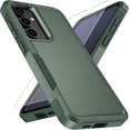 thumbnail image 1 of KOMI for Samsung Galaxy S25 Plus Case with HD Screen Protector, 10 FT Military Grade Drop Protection, Anti-Slip Phone Case, Blackish Green, 1 of 5