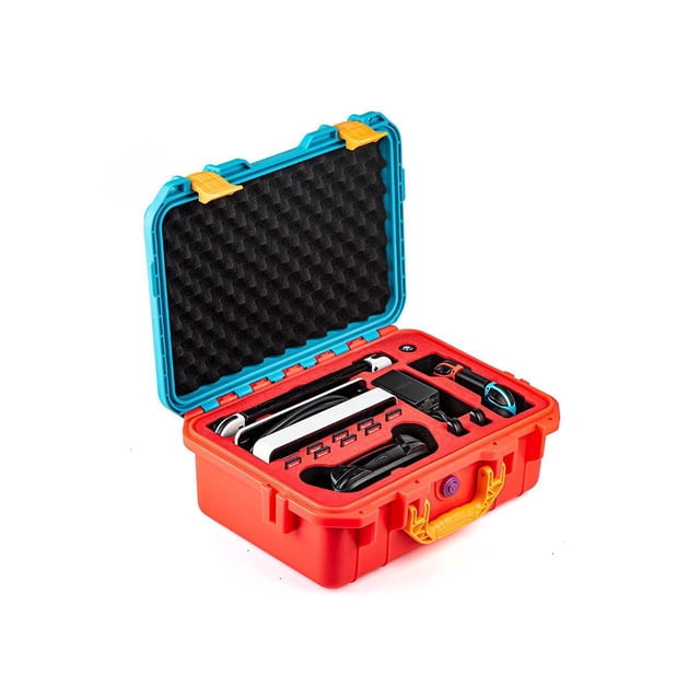 Étui de Transport pour Nintendo Switch, Étui de Voyage Professionnel de Luxe Étanche et Rigide pour Accessoires de Console Nintendo Switch OLED et Manette Pro