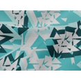 thumbnail image 5 of oneOone Viscose Jersey Fabric Triangle Geometric Decor Fabric Printed BTY 60 Inches Wide, 5 of 5