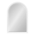 thumbnail image 2 of Kate and Laurel Hogan Farmhouse Arch Mirror, 20 x 30, Rustic White, Decorative Modern Wall Mirror for Display, 2 of 7