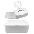 thumbnail image 4 of 2 Pcs Distributeur de Lingettes Rechargeable Boîte pour Mouchoirs Humides Support de Lingettes pour la Maison, 4 of 9