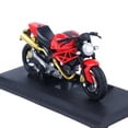 thumbnail image 2 of YOPTOP Modèle Réduit de Moto Moulée sous Pression à l'Échelle 1:18, Jouet de Véhicule, Collection, Cadeau pour Enfant, Blanc, 2 of 7