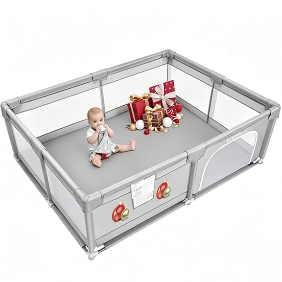 Parc pour Bébé, Parc pour Bébé Extra Grand 73 X 61 Po, Parc pour Bébés et Tout-Petits, Centre d'Activités pour Enfants, Clôture pour Nourrisson avec Porte