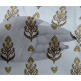 thumbnail image 4 of oneOone Viscose Chiffon Fabric Leaves & Paisley Block Decor Fabric Printed BTY 42 Inch Wide, 4 of 4
