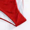 thumbnail image 5 of Women's High Waisted Bikini Two Piece Swimsuit - Vintage Retro Ruched Print Design - Push Up Support with Boyshorts Bottom, 5 of 5