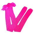 thumbnail image 1 of TZEWGL Collants en Résille de Soie Scintillants d'Été pour Enfants, Bas Résille pour Filles, Pantalons Taille 7-12T, 1 of 4