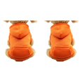 thumbnail image 1 of (2-Pack) Rinsvye Polyester Hoodied Sweatshirts with Dog Apparel Pocket Dog Clothes Pet Dog Sweaters for Small Dogs Plaid Clothing, 1 of 4