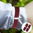 thumbnail image 3 of Youkk 2 Pcs Mode Chemise pour Hommes Manches Brassards Support Élastiqué Femmes Rouge 2x32cm 1Set, 3 of 6