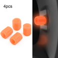 thumbnail image 1 of 4PCS Universal Fluorescent Car Tire Valve Cap Luminous Bike Tire Valve Stem Cap, 1 of 12