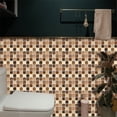 thumbnail image 4 of Wall Sticker DIY 10-Piece Ceramic Tile Paste 3D Lattice Design for Self- Wall for Home 10PCS, 4 of 8