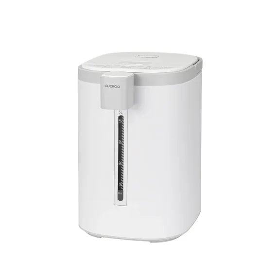 CUCKOO CWP-A501TW 5-Liter Hot Water Dispenser & Warmer with 4 Operating Modes, Chlorine Evaporation, Child Lock Function (White/Gray)