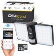 thumbnail image 2 of OSI Smart Wi-Fi Wireless Floodlight Security Camera Indoor-Outdoor 1080P HD, 2-way talk, Smart Motion, App Notification, Alexa & Google Assistant, Super Bright, Built-in Siren, Remote View, 2 of 11