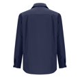 thumbnail image 4 of Birdeem Chemise Décontractée Mode Homme Couleur Unie Boutons Poches Manches Longues Col Rabattu, 4 of 5