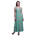 thumbnail image 1 of Bimba Robe Longue Maxi Bohème à Bretelles Sans Manches Imprimée Florale pour Femme-Xxx-Grand, 1 of 6