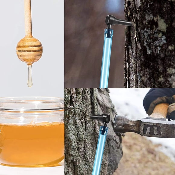 Limited Time Only! Maple Syrup Tree Tapping Kit, 12-Piece Kit with 12 Taps and 2ft Syrup Collection Tubes, Complete Maple Syrup Extraction Set with Instructions for Maple Harvesting