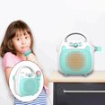 thumbnail image 1 of ziyahi Kids Karaoke Machine Singing bluetooth karaoke machine Build machine Build Toys Microphone LED Light Toy Indoor Outdoor Portable Blue, 1 of 9