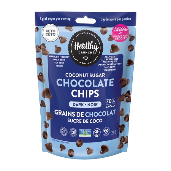 Pépites de chocolat au sucre de coco