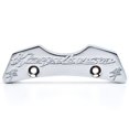 thumbnail image 3 of Krator Coussin Central de Réservoir de Gaz Chromé Compatible avec Suzuki Hayabusa Busa GSX1300R 1999-2014 Coussin Central de Réservoir de Gaz Chromé Logo Hayabusa, 3 of 4