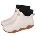thumbnail image 1 of Ankle Rain Boots, Unisex Couple's Casual Rubber Shoes with Letter Design, 1 of 5