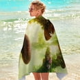 thumbnail image 4 of Dvkptbk Beach Towel Microfiber Beach Towel Super Lightweight Colorful Bath Towel Sandproof Beach Blanket Multi-Purpose Towel for Travel Swimming Pool 30x60 Inch Beach Essentials on Clearance, 4 of 8